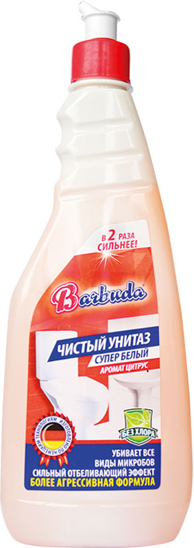 Гель для чищення унітазів BARBUDA, 500мл